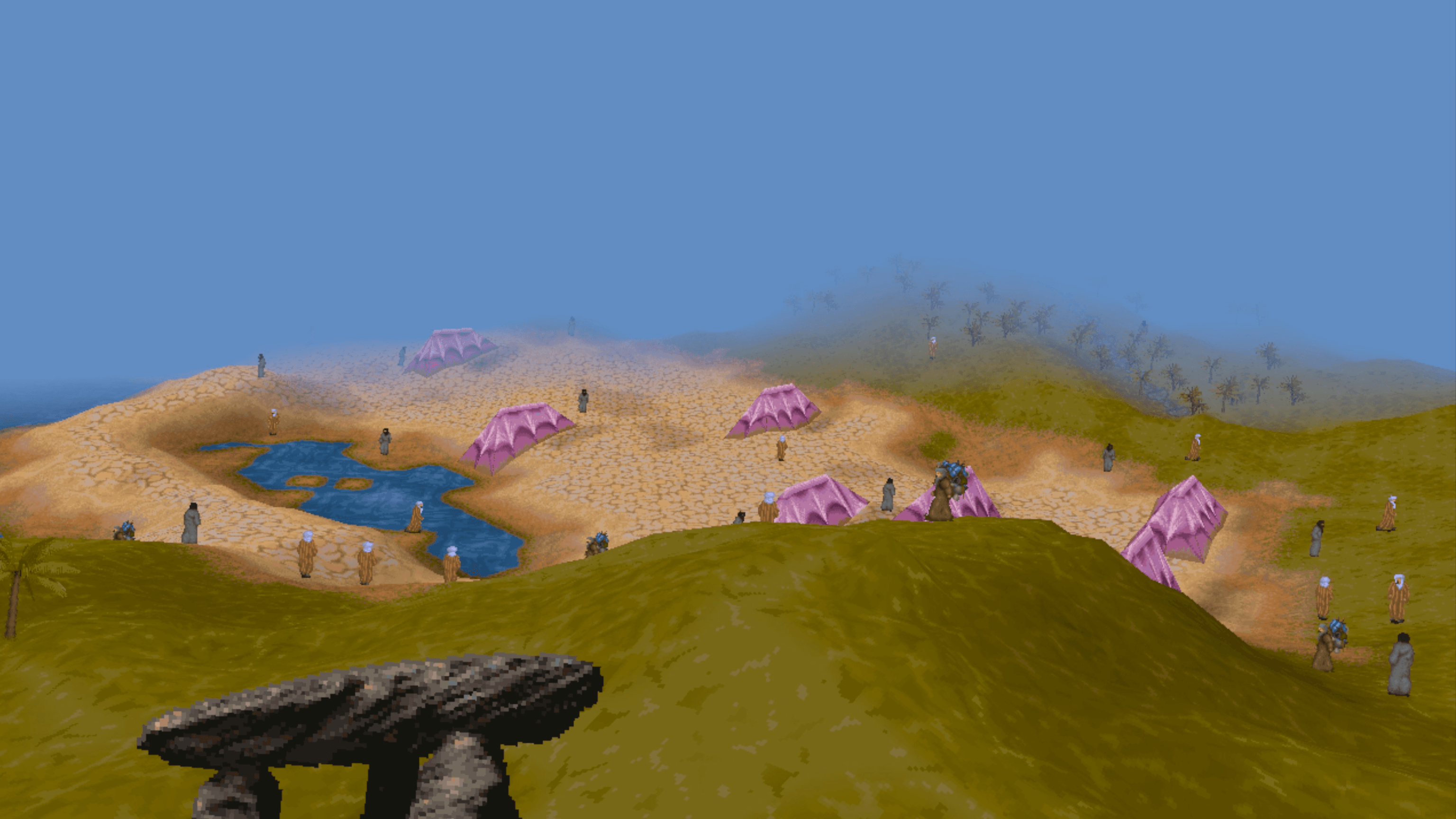 Wow, quite the thriving tent city